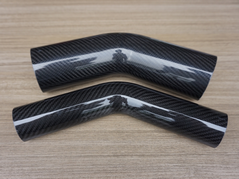 45 Degree Carbon Fiber Pipe