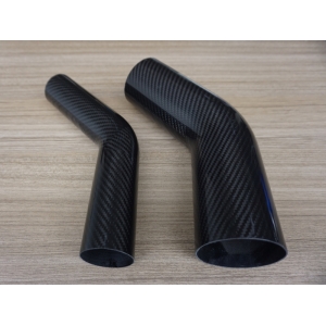 45 Degree Carbon Fiber Elbow Pipe Tube