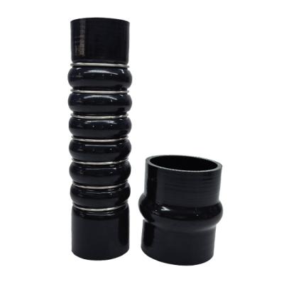Steel Rings Flexible Radiator Silicone Hose Shock Absorbing